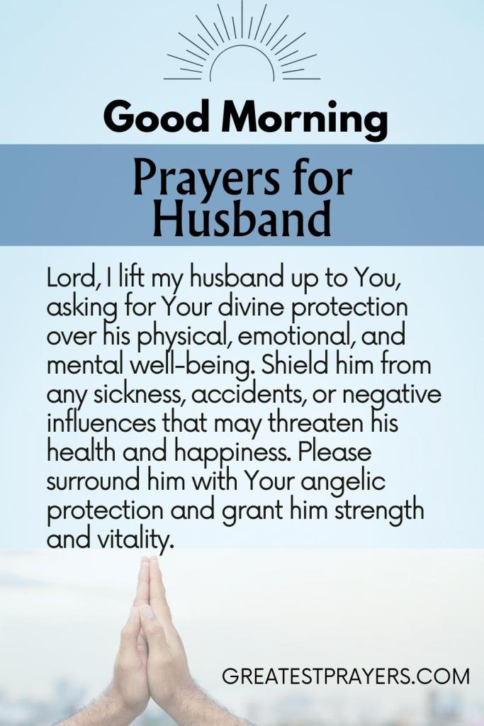 good morning prayers for husband